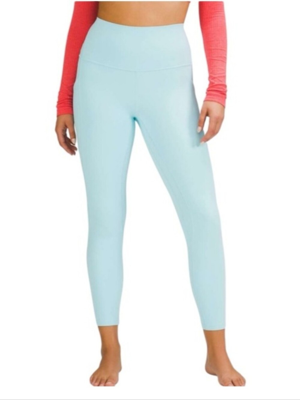 Lululemon Align Sz 12 High-Rise Pant with Pockets 25" Pastel Blue